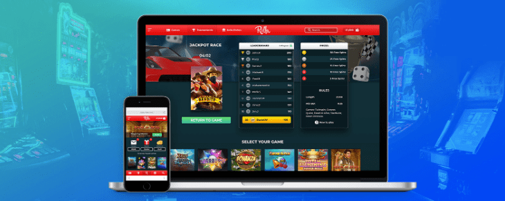 Rolla casino dashboard