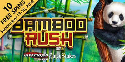 Get Ten Free Spins on the New Bamboo Rush Slots Game