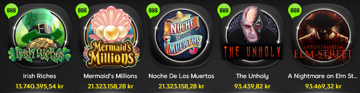 888 casino jackpottar