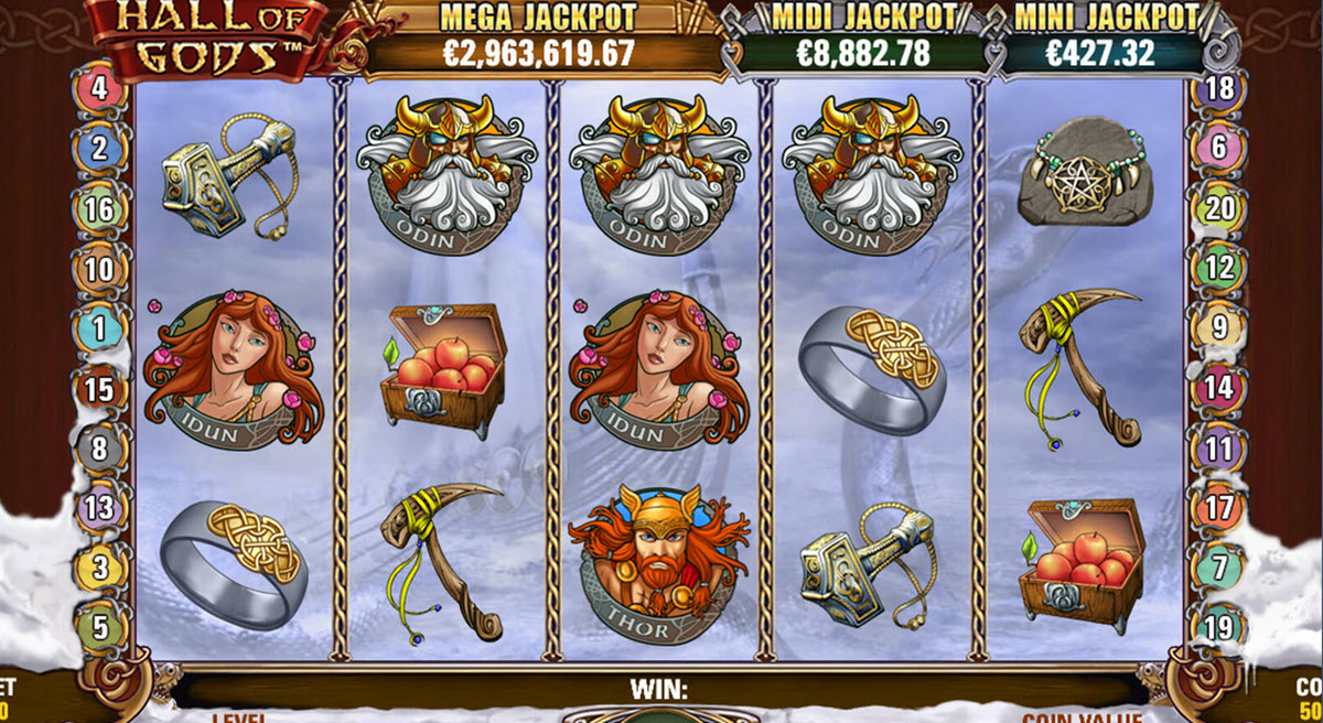 hall of gods jackpott slot
