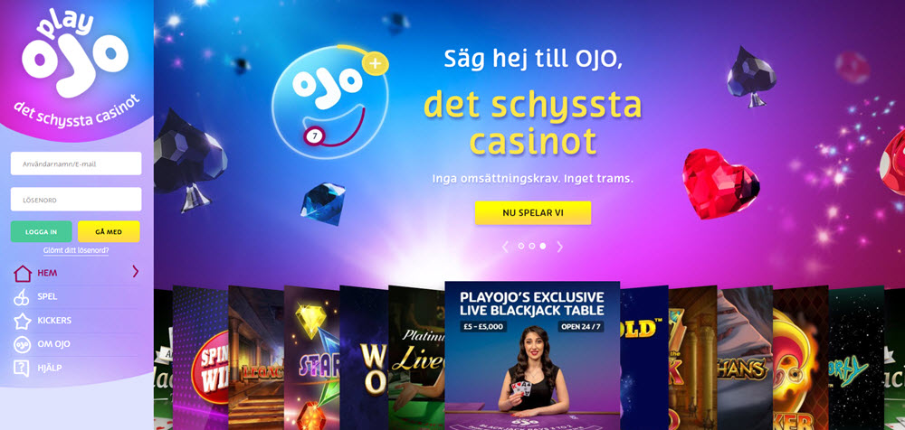 playojo casino hemsida