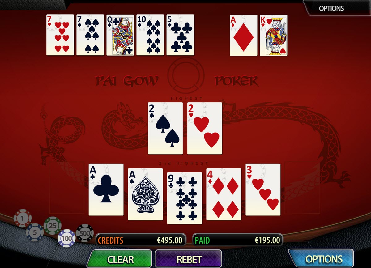 pai gow poker spel