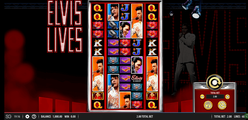 Elvis Lives by Red7Mobile casino games