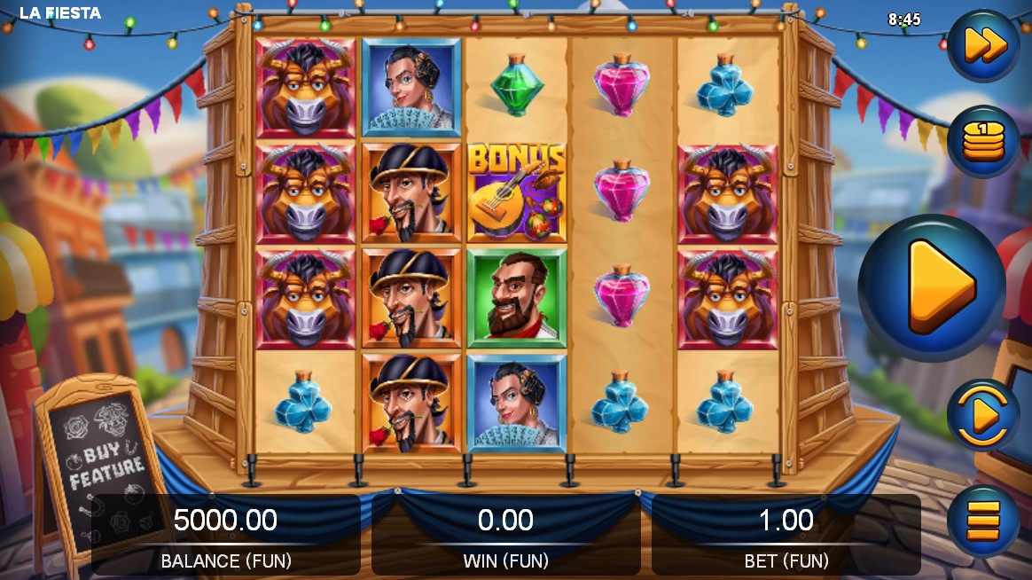 La Fiesta Main Screen