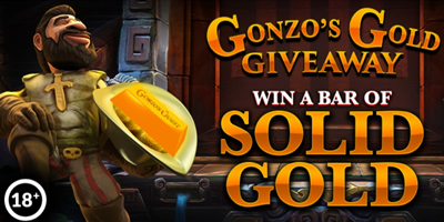 Win a Bar of Solid Gold Playing Gonzo’s Quest Megaways
