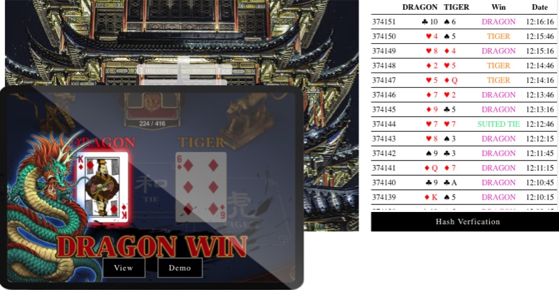 UC Casino Dragon Tiger