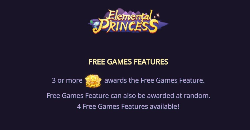 Elemental Princess Free Spins