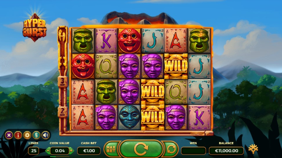 Hyperburst Main Screen