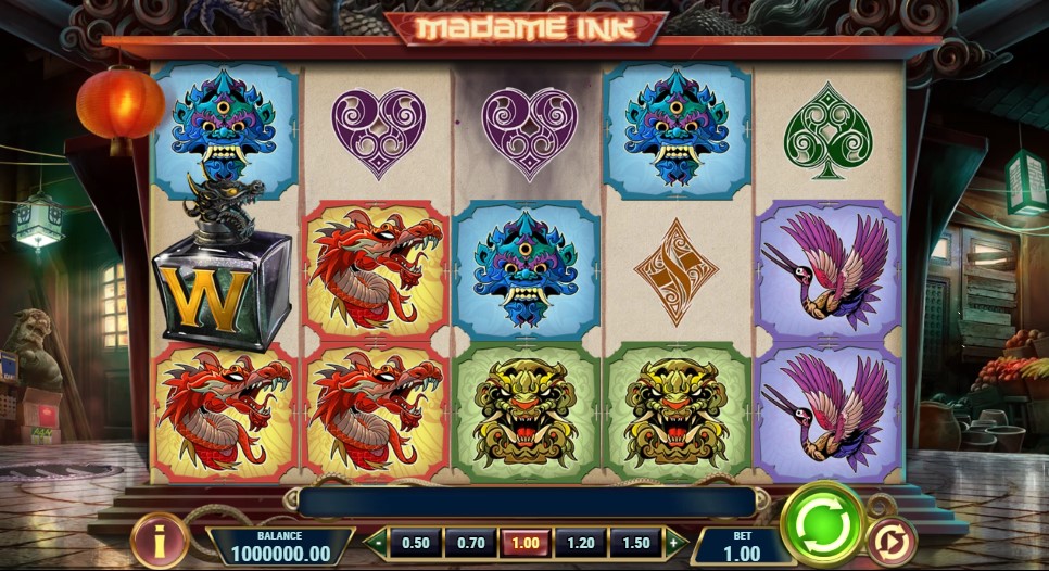 Madame Ink Main Screen