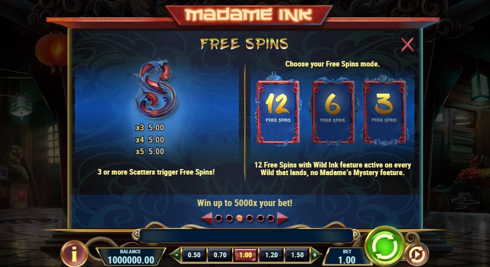 Madame Ink Scatter Symbol