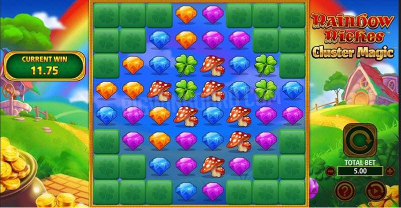 Rainbow Riches Cluster Magic DG digital