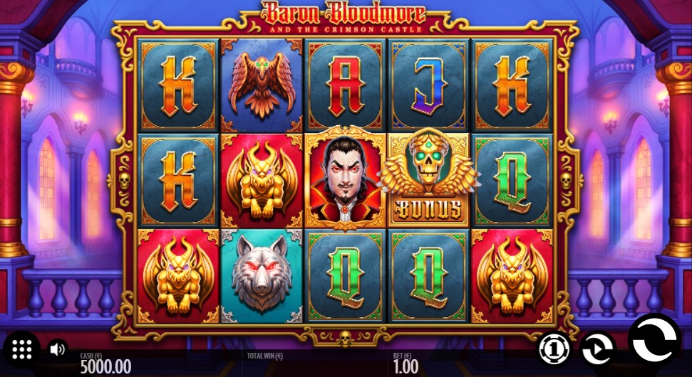 Baron Bloodmore Main Screen