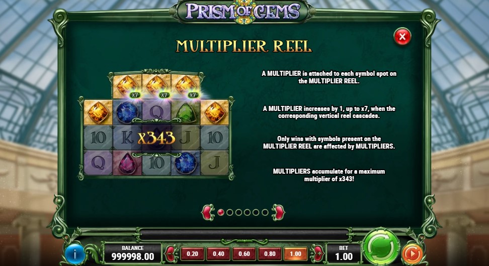 Prism of Gems Multiplier Reel
