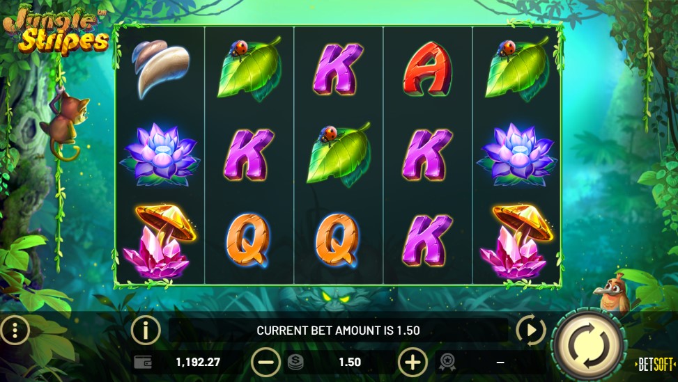 Jungle Stripes Main Screen