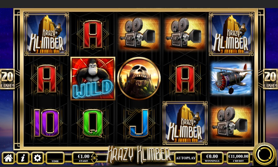 Krazy Klimber Main Screen