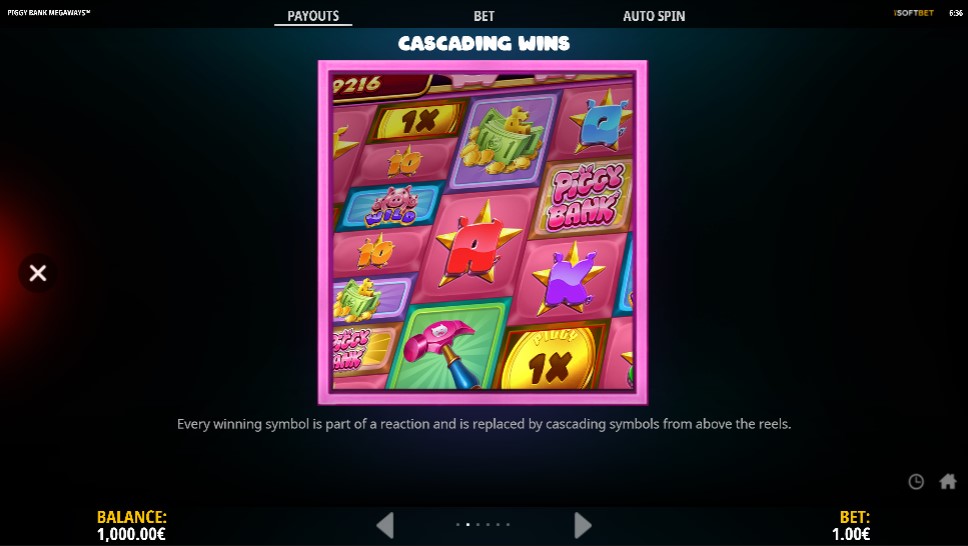Piggy Bank Megaways Cascading Wins