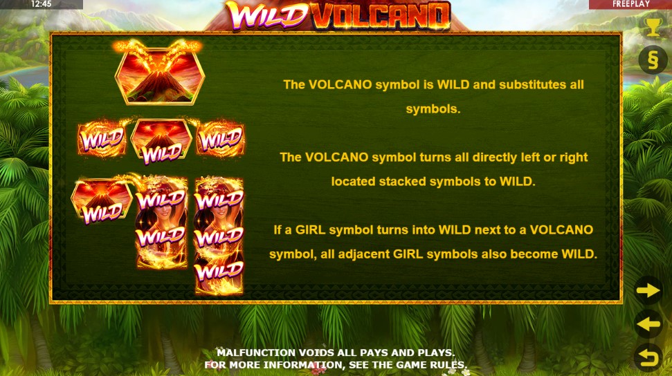 Wild Volcano Wild Symbols