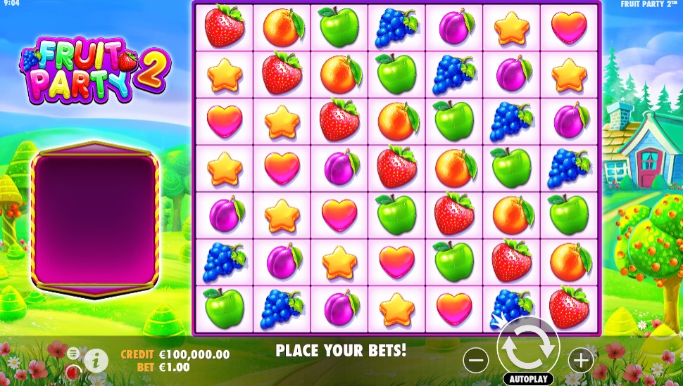 Fruit Party 2 Main Screen