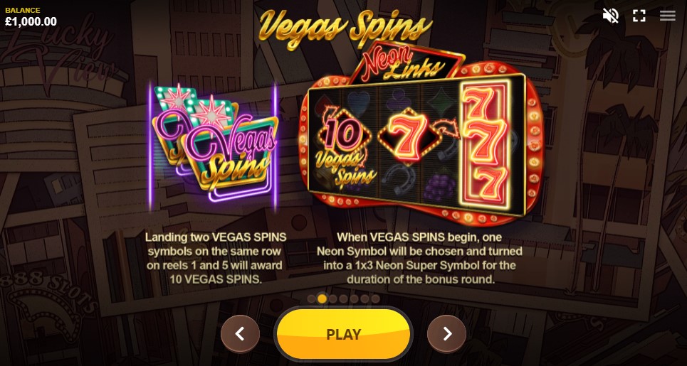 Neon Links Vegas Spins