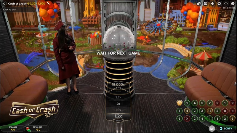 Cash or Crash Gold Ball bonus