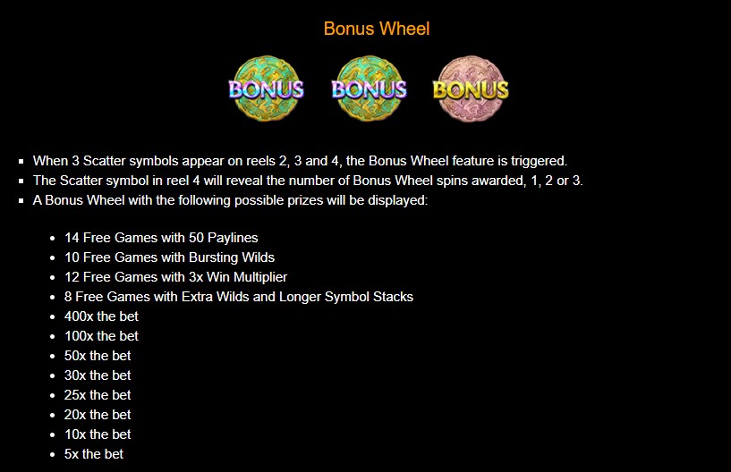 Legend of Helios Bonus Reel
