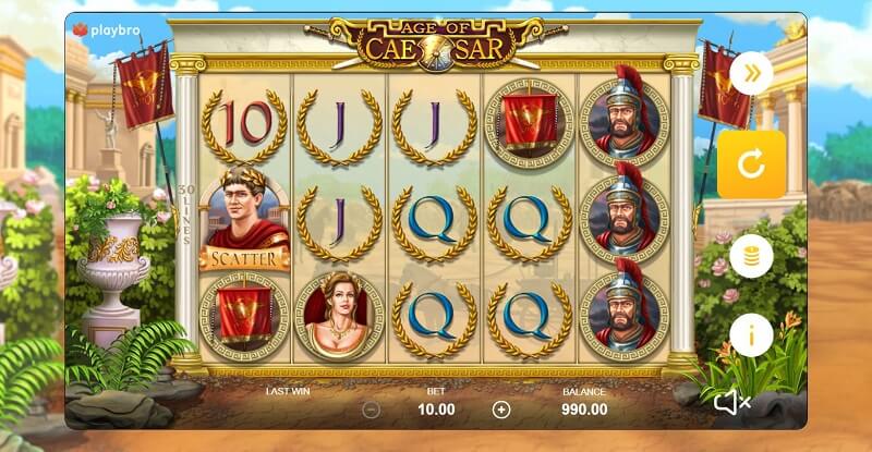 Age of Caesar slot by PlayBro