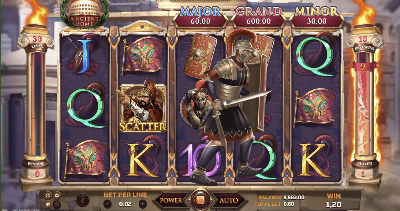 Eurasian Gaming slots Ancient Rome