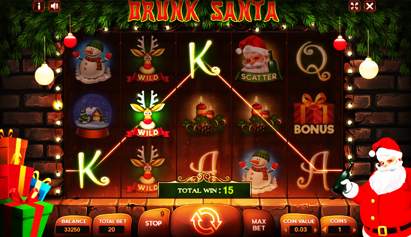 Drunk Santa slot Betsolutions