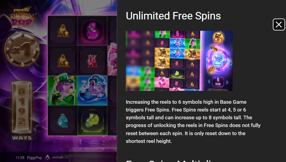 Piggy Pop Free Spins