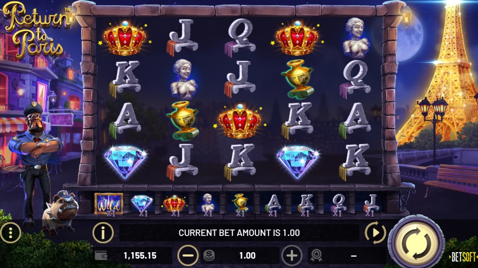 Return to Paris Main Screen