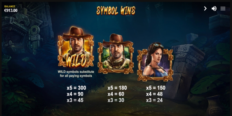 Wild Expedition Paytable 2