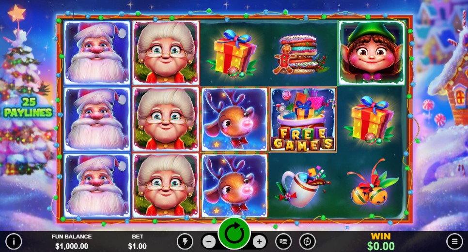 Big Santa Main Screen