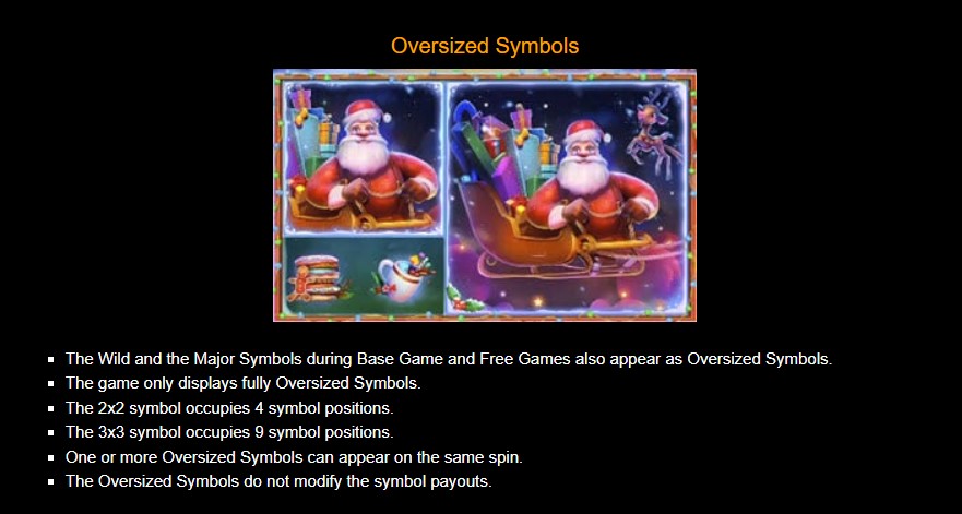 Big Santa Oversized Symbols