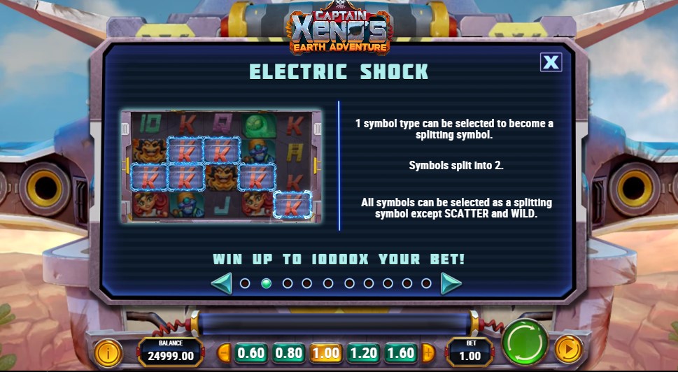 Captain Xenos Earth Adventure Electric Shock
