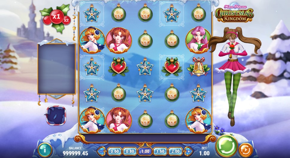 Moon Princess Christmas Kingdom Main Screen