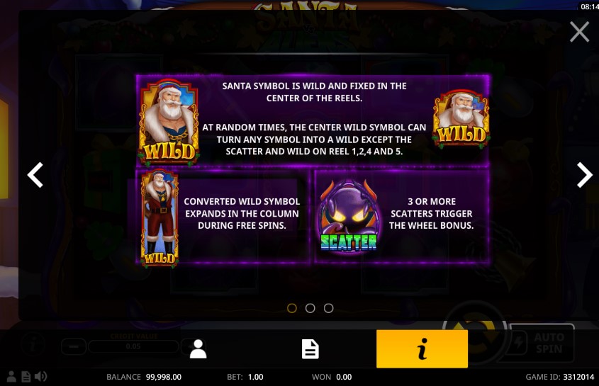 Santa vs Aliens Wild Symbols