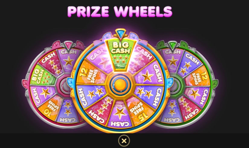 Triple Juicy Drops Prize Wheels