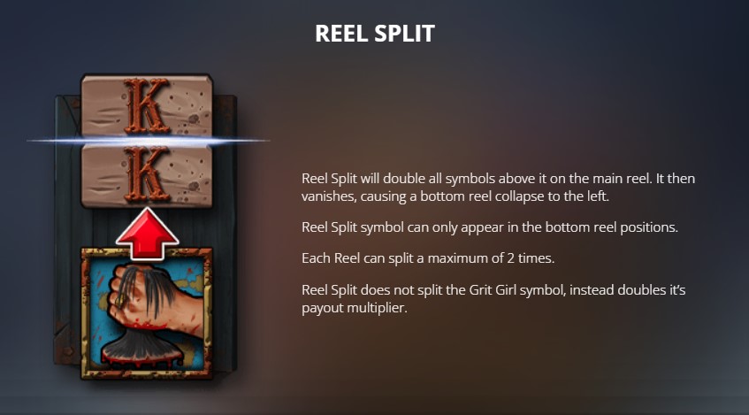 True Grit Redemption Reel Split