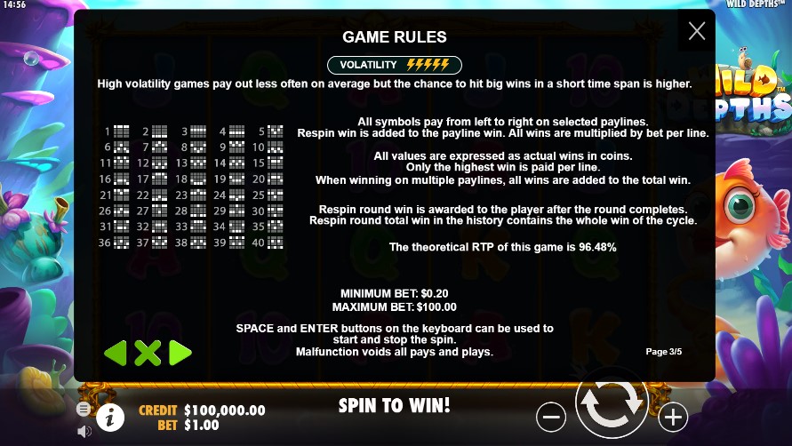 Wild Depths Game Rules