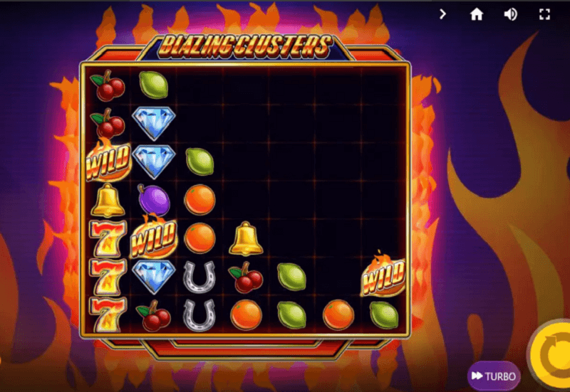 Blazing Clusters Chain Reactions feature