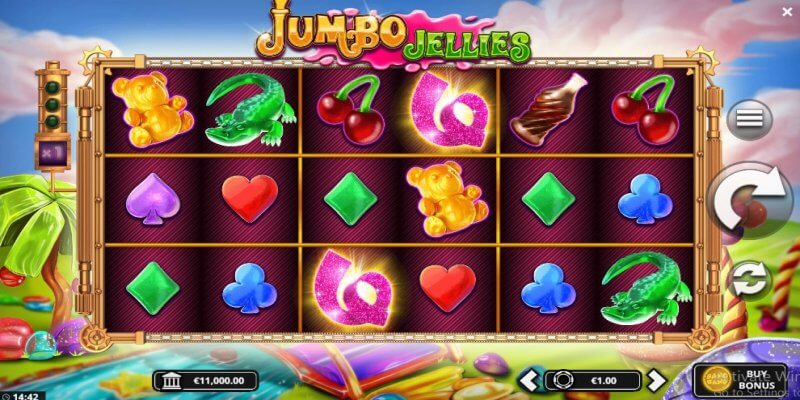 Jumbo Jellies slot layout