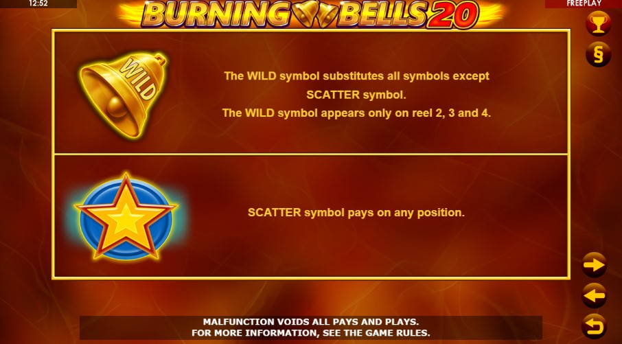 Burning Bells 20 Special Symbols