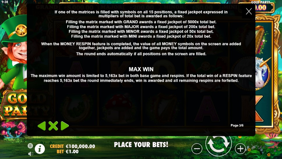 Gold Party Jackpots