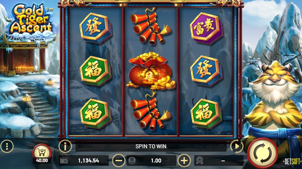Gold Tiger Ascent Main Screen
