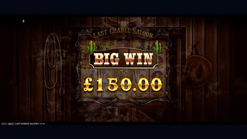 Last Chance Saloon big win