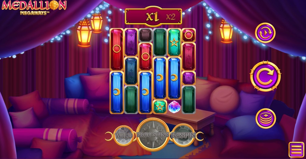 Medallion Megaways Main Screen