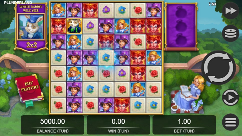 Plunderland Main Screen
