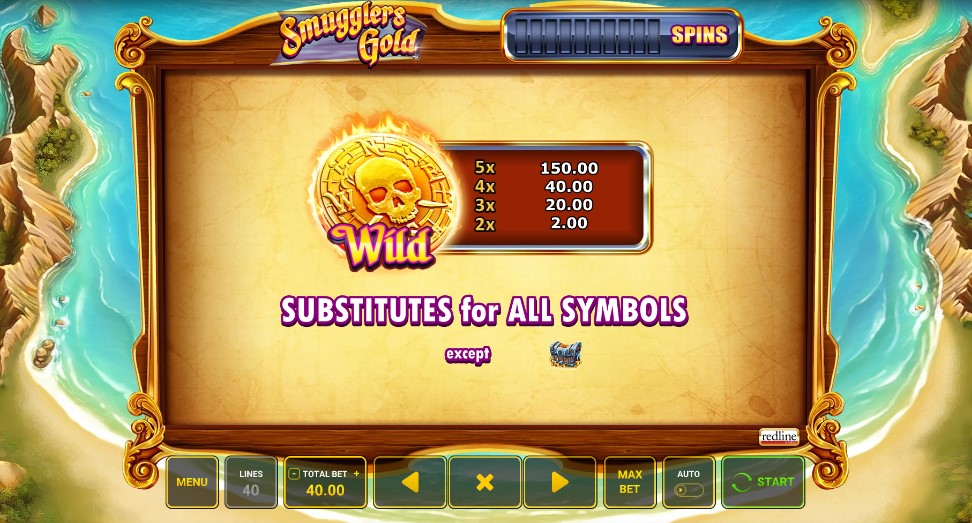 Smugglers Gold Wild Symbols