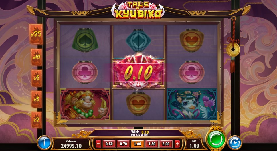 Tale of Kyubiko Main Screen