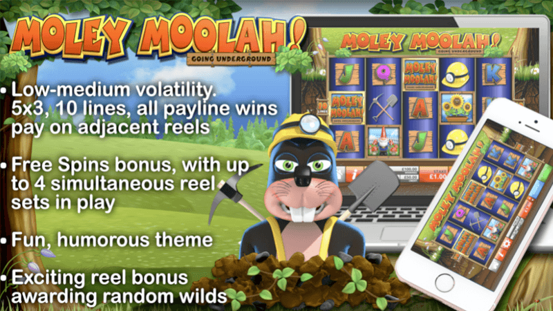 Reflex Gaming Moley Moolah!